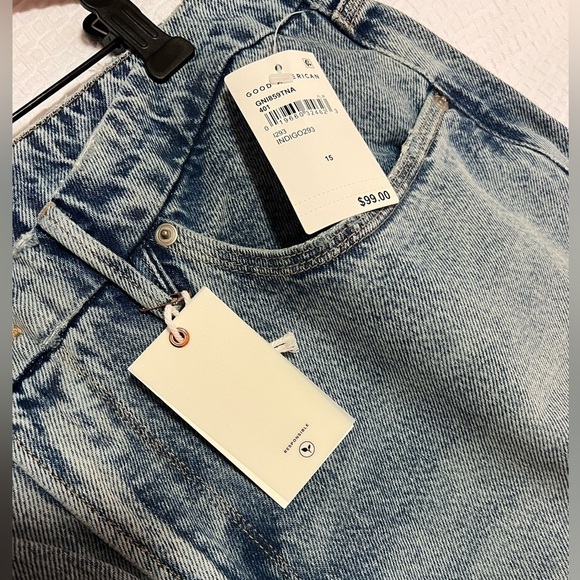 GOOD AMERICAN High Rise Jeans Size 15 NWT - Picture 14 of 16